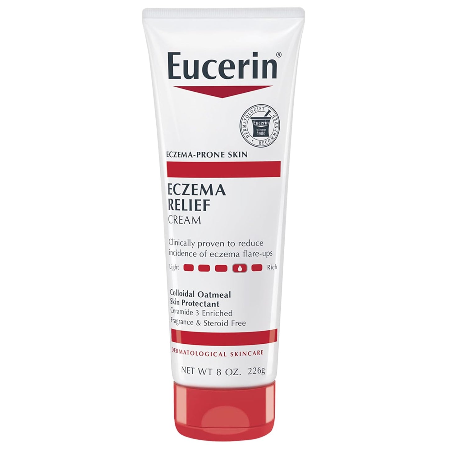 Eucerin Eczema Relief Cream, Body Lotion, Moisturizing Eczema Cream with Colloidal Oatmeal 226 g