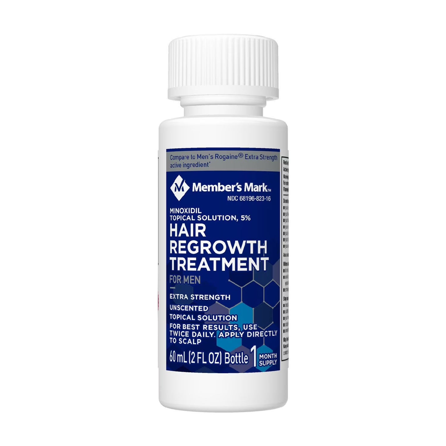6 months Member's Mark Minoxidil 5%, Hair Regrowth Treatment for Men